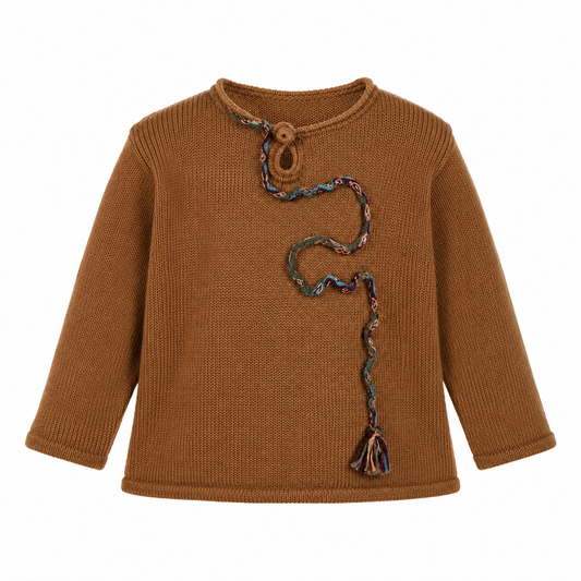 Kids Q'enqo Sweater | Camel
