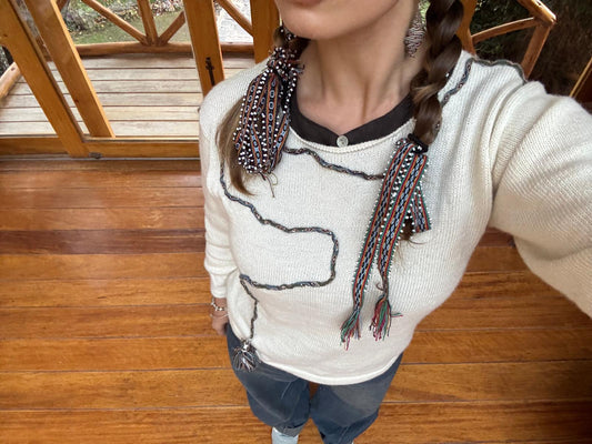 Q'enqo Sweater | Pearl